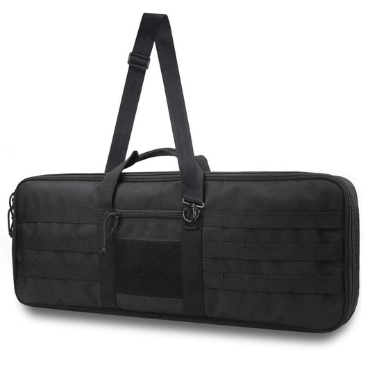 XTACER Tactical Bow Case MOLLE Recurve Takedown Bow Case Fully Padded Case (Black)