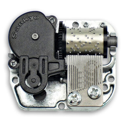 BinkeGG Play (Oh Christmas Tree) Music Box Spare Part Grey Wind Up Sankyo Musical Movement for DIY Music Boxes (65 Tunes Option)