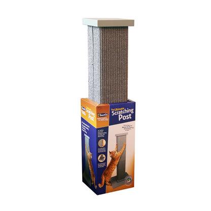 SmartCat Ultimate Scratching Post- Gray, Large (32-Inch)