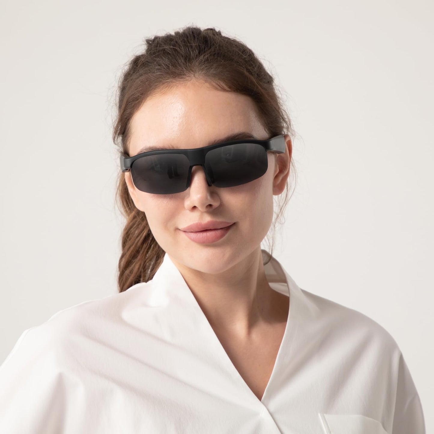 Smart Glasses, Polarized Bluetooth Sunglasses, Built-in Mic & Speakers, Voice Assistant, UV Protection Audio Sun Glass