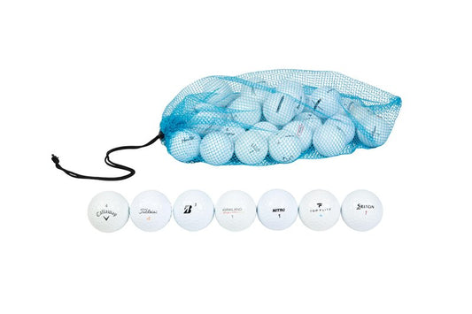 Clean Green Golf Balls | 48 Recycled Golf Balls | Titleist, Callaway, Taylormade | Pinnacle, Top-Flite, Kirkland | Washed & Graded | Good Condition As Seen on Shark Tank