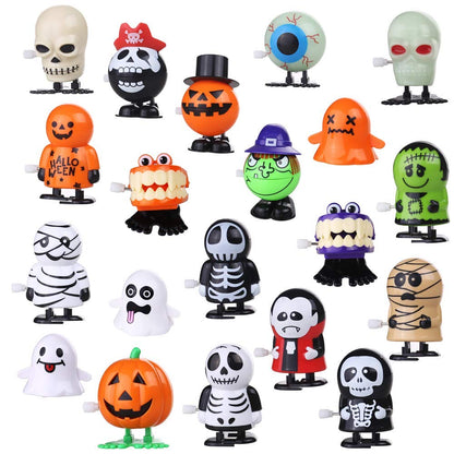 CCINEE 20 Packs Halloween Wind Up Toys Assorted Clockwork Toys for Goody Bag Filler