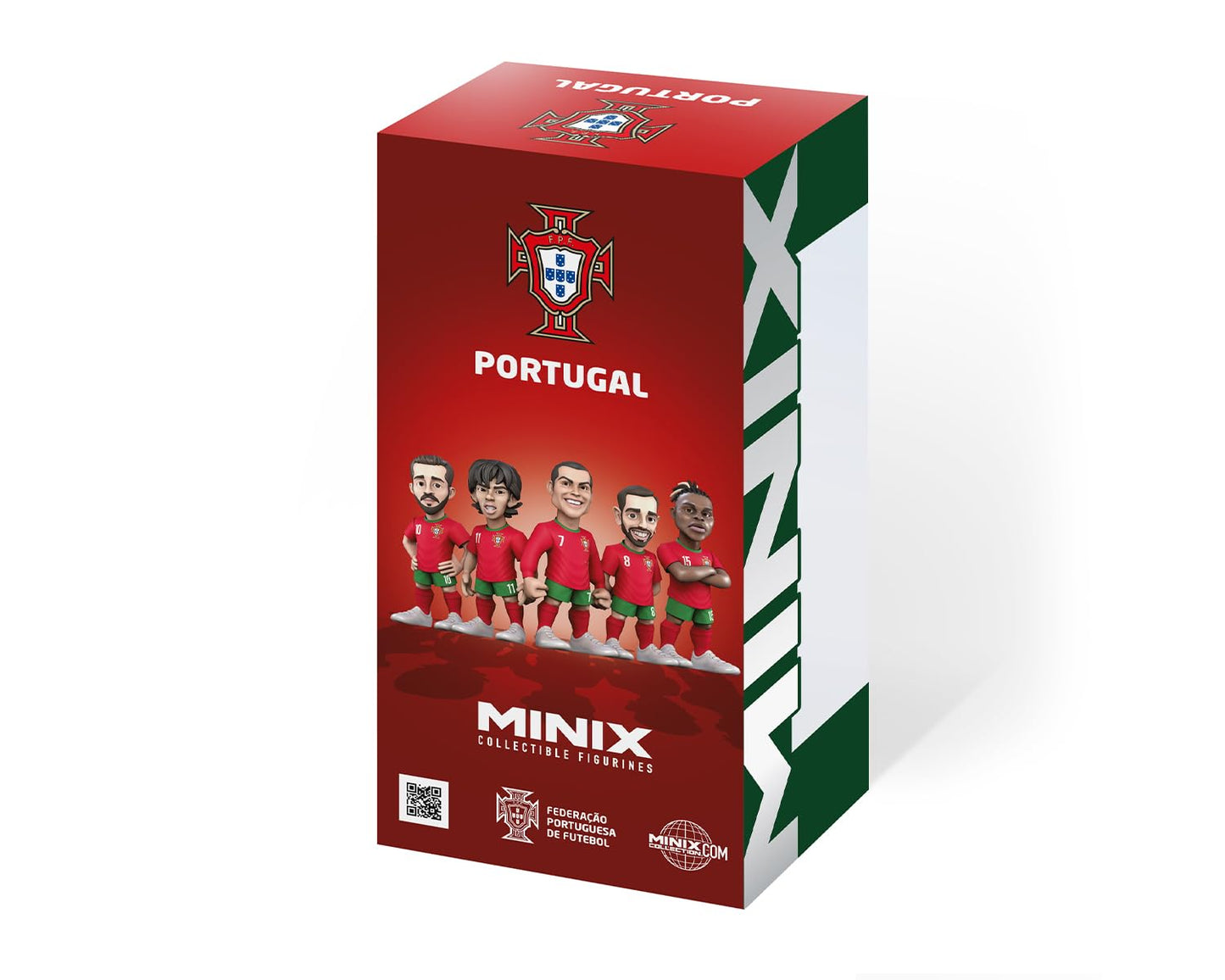 MINIX Cristiano Ronaldo Portugal 12cm Figure - Collectible Ronaldo Figure Sports Football Icon Range for Fans