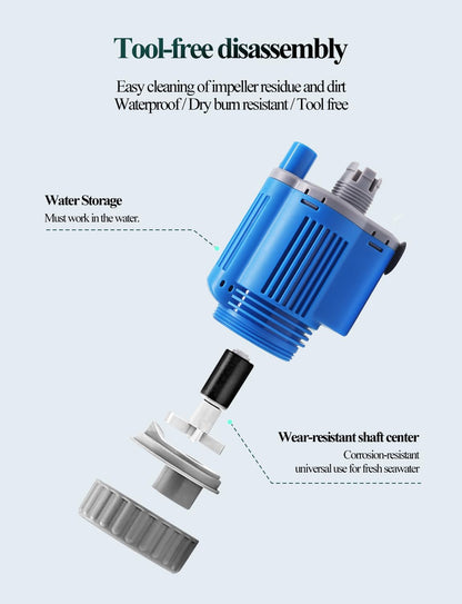 boxtech Upgraded Electric Aquarium Cleaner, 12V DC/28W Auto Fish Tank Gravel Cleaning kit 6 in 1 Change Water and Wash Sand Filter for Aquarium 10-200 Gallon