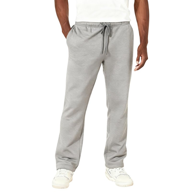 Men's Baggy Sweatpants Fleece Straight Leg Casual Sweat Pants Drawstring Athletic Workout Gym Jogger with Pockets
