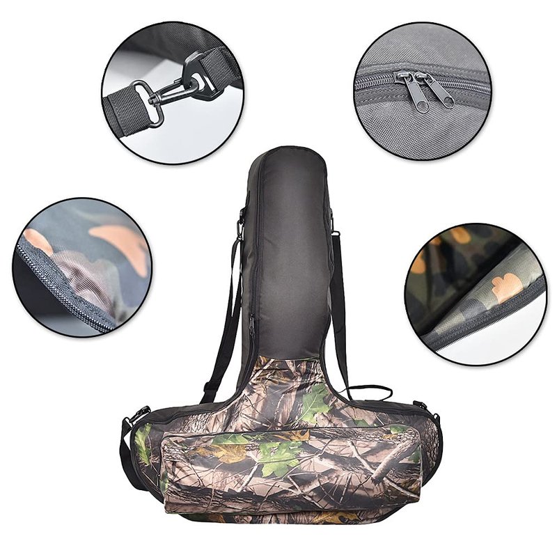 Huenco Adjustable Crossbow Case T-Shape Crossbow Storage Bag Large Capacity Archery Hunting Carry Bag