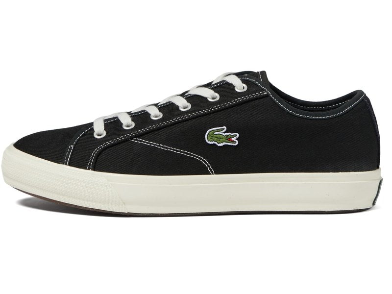 Lacoste Men's BACKCOURT Sneaker, BLK/Off WHT, 10.5