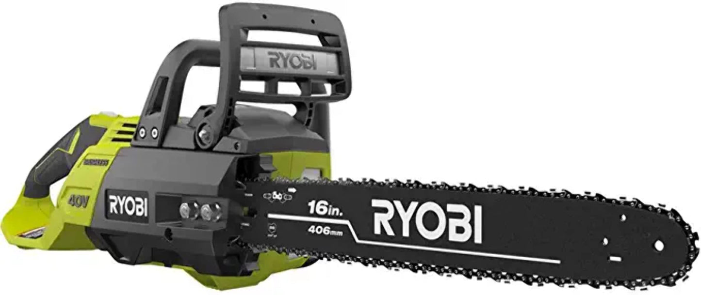 16 in. 40-Volt Lithium-Ion Brushless Electric Cordless Chainsaw (Tool Only)