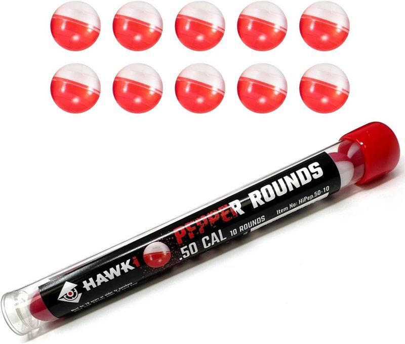 .50 Cal or .68 Cal Pepper Balls | Less Lethal Paintball Ammo for Enhanced Safety