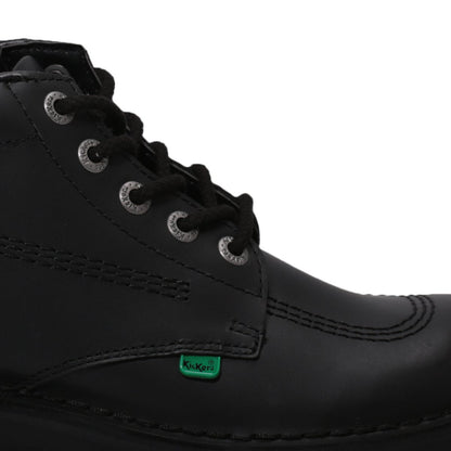 Kickers Men's Kick Hi Classic Ankle Boots | Extra Comfortable | Added Durability | Premium Quality, Black, 8 UK