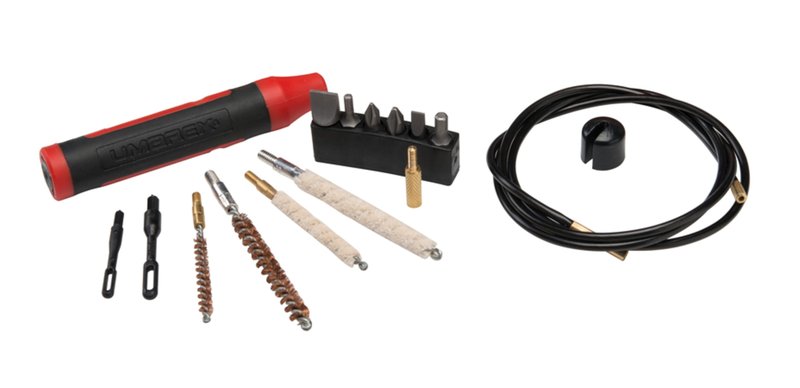 Umarex .177 and .22 Caliber Air Gun Cleaning Kit - Includes Cleaning Rod, Brushes, Mops, Cleaning Pellets, and Driver Set, Black