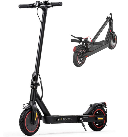 Electric Scooter, Oslich 500W Commuting Scooter, 18 MPH Top Speed, 21 Miles Range, Folding Electric Scooter with Bluetooth App, 8.5" Tires, Dual Braking System