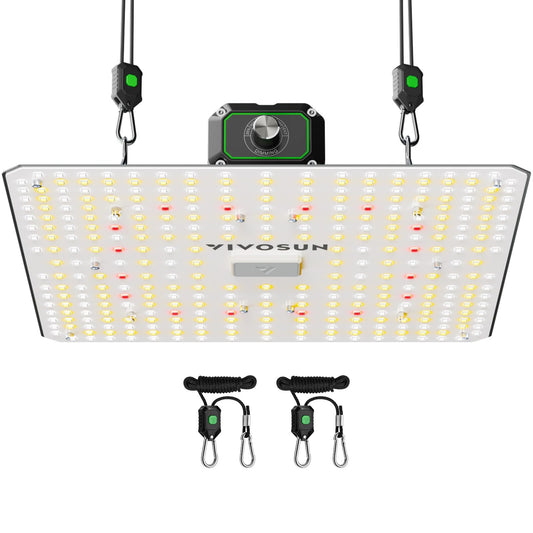 VIVOSUN LumaLight 100W LED Grow Light, Full Spectrum Plant Light, Smart Dimmable & High PPFD for Indoor Plants Seedling Vegetables Bloom, Fits 2×2/2×4 Grow Tents