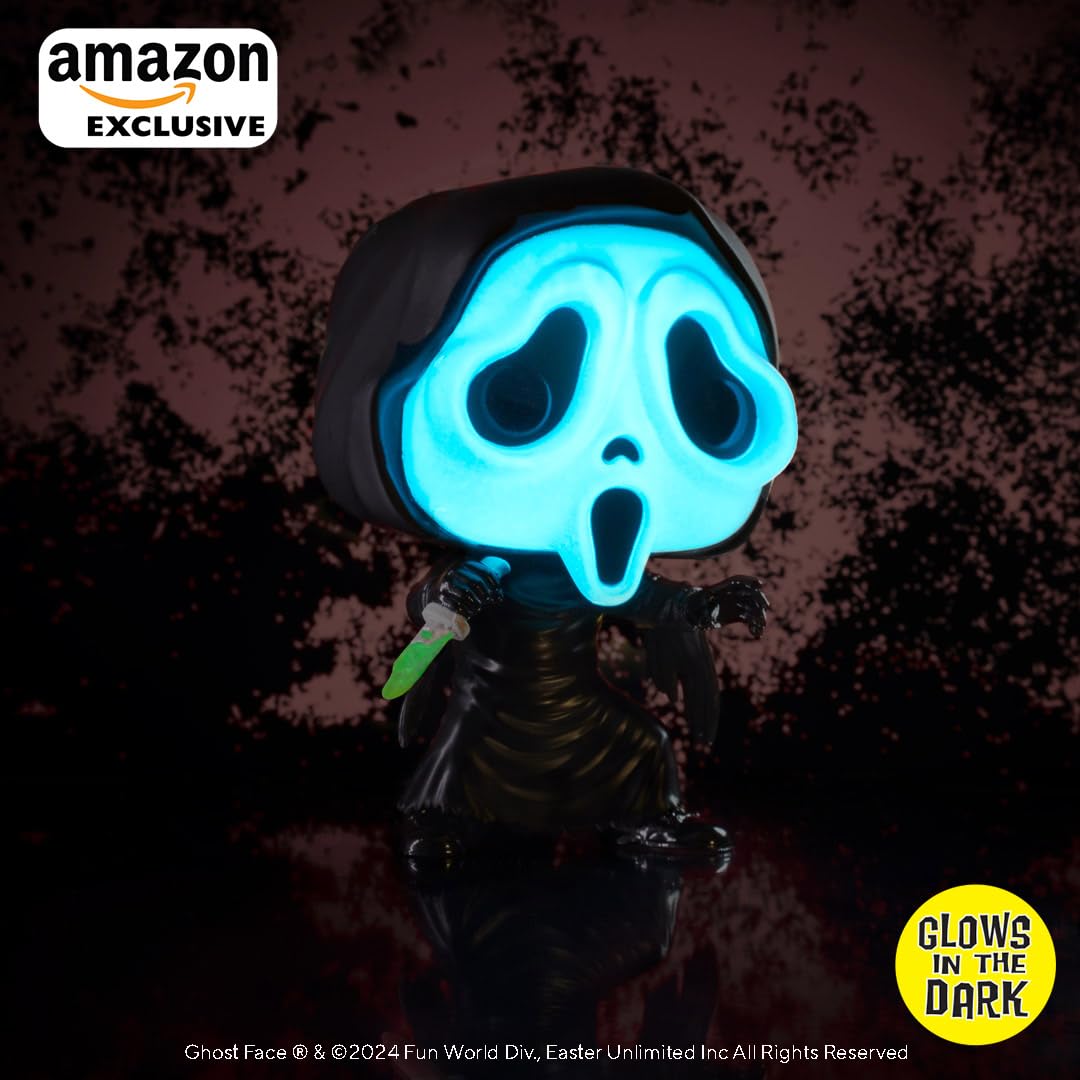 Funko POP! Movies: Ghostface - Ghostface - Glow in The Dark - Collectable Vinyl Figure - Gift Idea - Official Merchandise - for Kids & Adults - Horror Fans