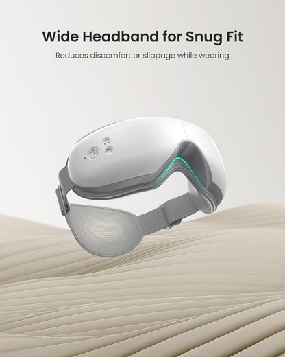 RENPHO Eye Massager with Heat, Valentines Day Gifts for Her Him Birthday Gifts for Women Mom, FSA Eligible HSA Eye Mask for Migraine,Sleep Mask for Dry Eyes Relax, Handheld Massager Eyeris 1