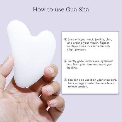 BAIMEI IcyMe Gua Sha & Jade Roller Facial Tools Face Roller and Gua Sha Set for Puffiness and Redness Reducing Skin Care Routine, Self Care Gift for Men Women - Green