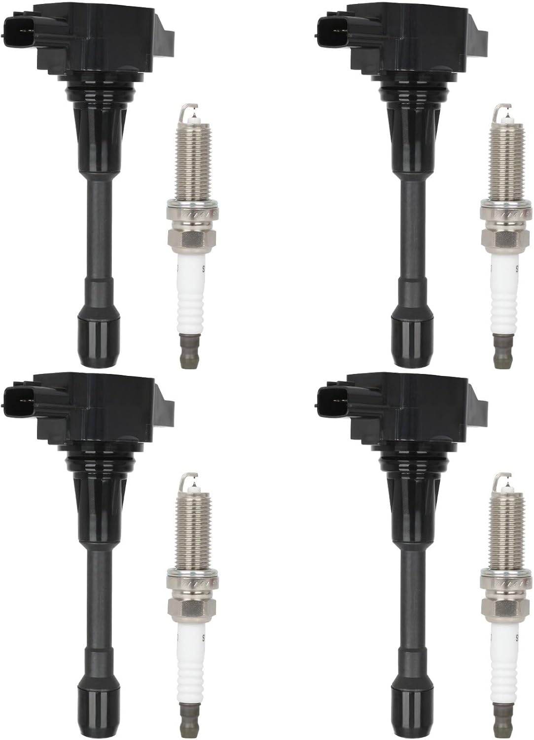 ECCPP 3 ignition coils with 3 iridium Spark Plugs,UF808,coils packs,for Smart Fortwo 2016-2017 0.9L‎224332428R,UF-808