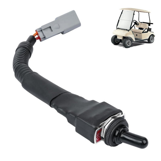 Panglong Golf Cart 48V Tow Run Switch, Include Switch and Harness, Suitable for 1995-UP 48V Club Car DS Electric Golf Cart, OEM Refer #101908101,1019081-01