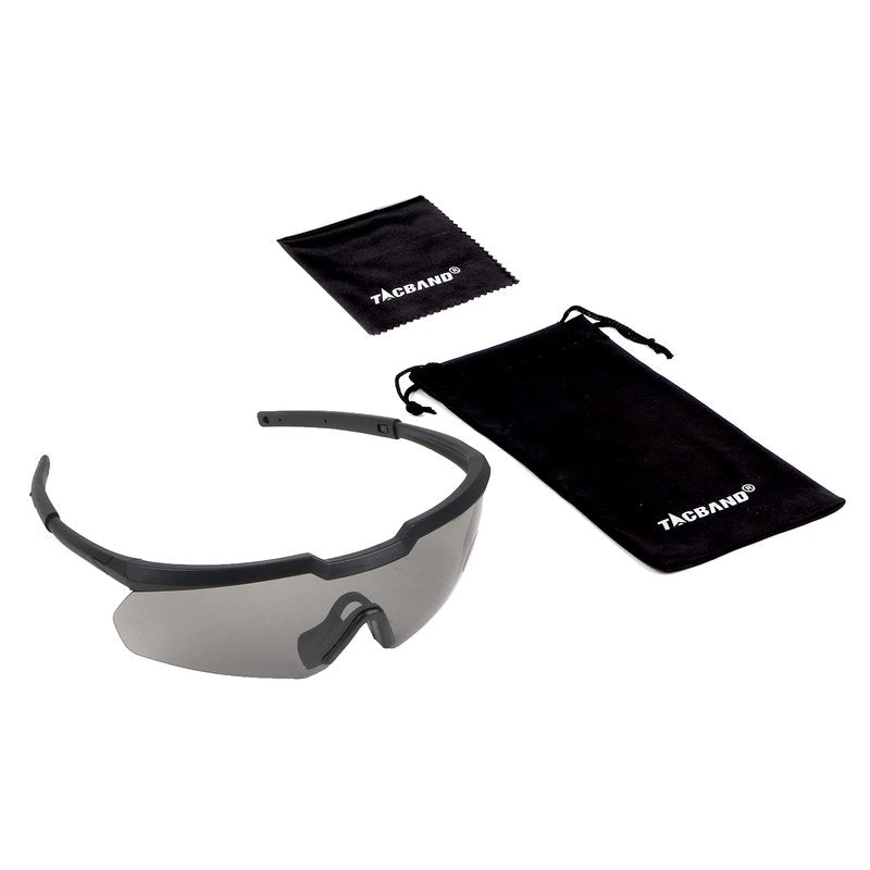 TACBAND Hunting & Shooting Safety Glasses, Eye Protection for Gun Range, Anti-Fog UV Clear Safety Glasses with Flexible Frame