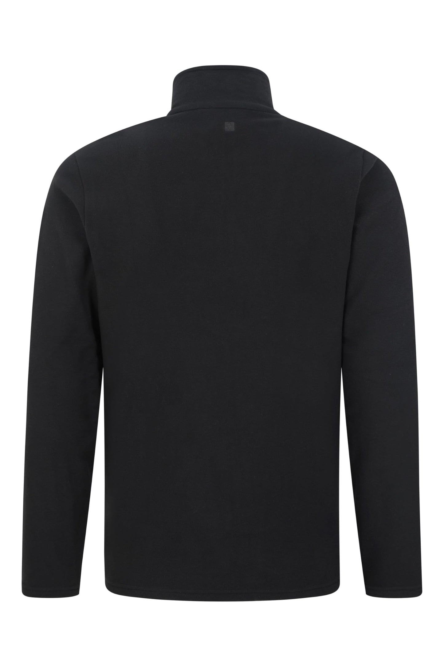 Mountain Warehouse Camber II Mens Half-Zip Fleece - Lightweight & Quick Dry Microfleece - Autumn, Winter, Outdoors Black L