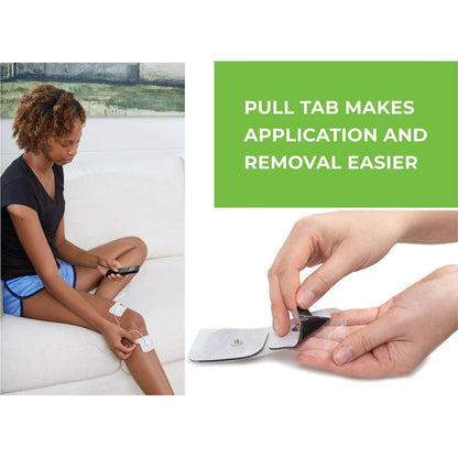 AccuRelief TENS Unit Pain Relief System - Muscle Stimulator For Pain Relief From Back Pain, Neck Pain, And Other Body Pains - Clinical Strength OTC Approved