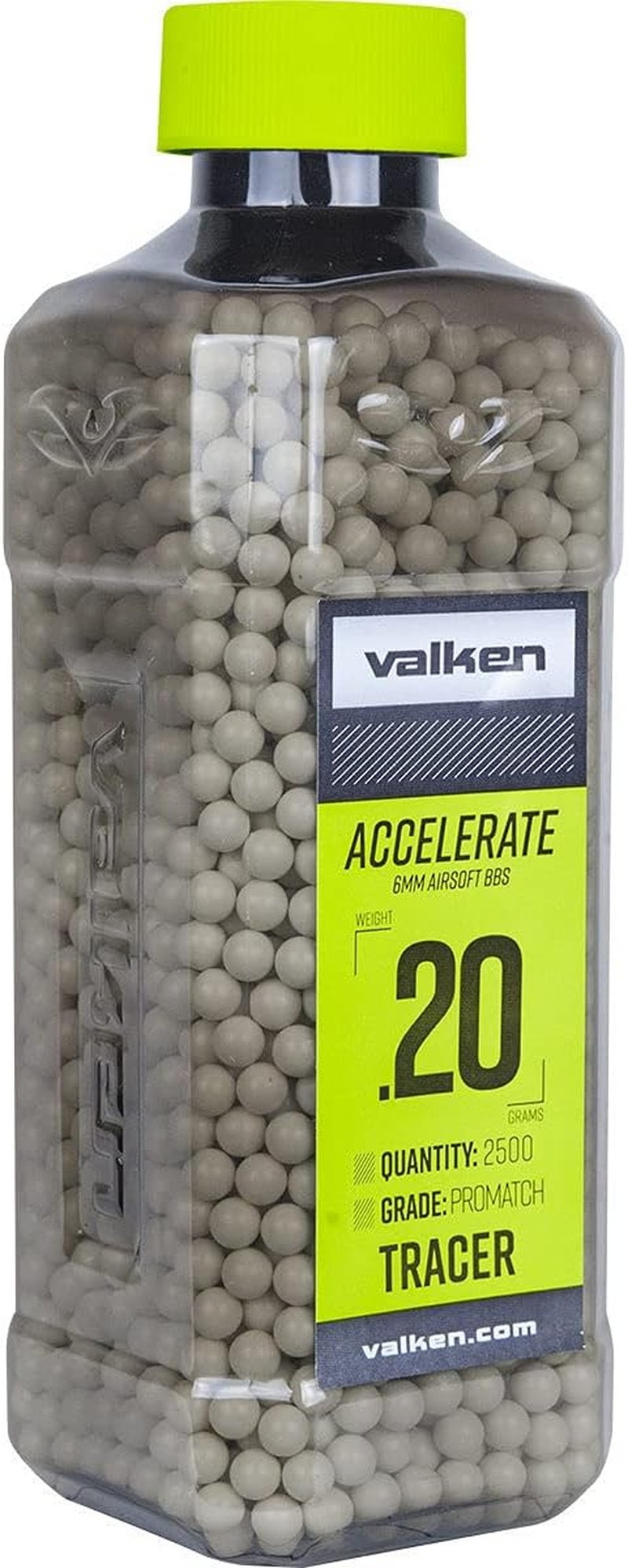 Valken Accelerate Airsoft BBs - High Precision 0.20g | 5000 Count