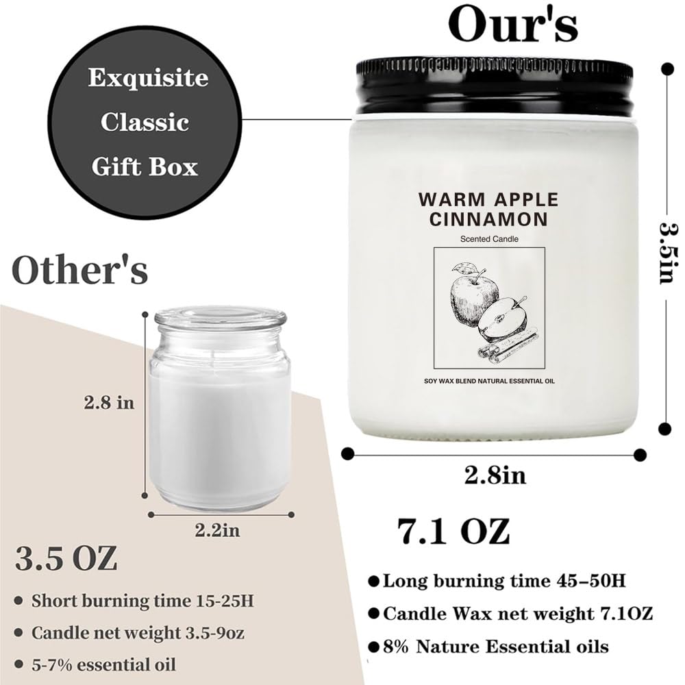 Candles Clearance, 4 Pack Candles for Home Scented, Stress Relief Gifts for Women, 28 oz Lavender Candle Gifts Set for Women Birthday, Valentine's Day, Mother's Day, Anniversary Candle Gift