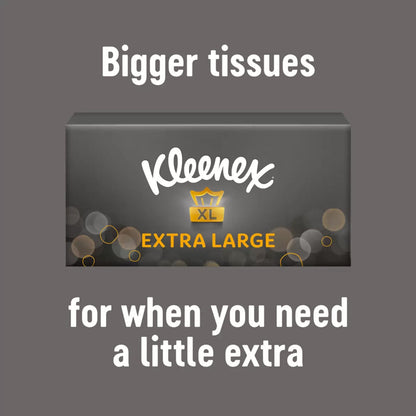 Kleenex Extra Large Facial Tissue for Men 2ply 90 Sheets, Pack of 6