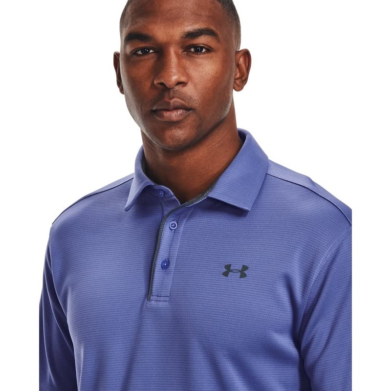 Under Armour Men's Tech Golf Polo, Starlight (561)/Pitch Gray, Large