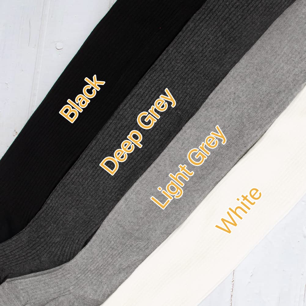 4/5 Pack Baby Girls Boys Tights Toddler Cable Knit Leggings Seamless Cotton Dress Cotton Footed Stockings