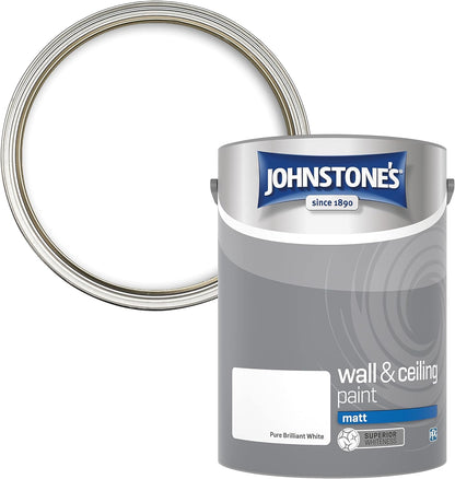 Johnstone's 303968 Vinyl Matt Emulsion - Brilliant White,5
