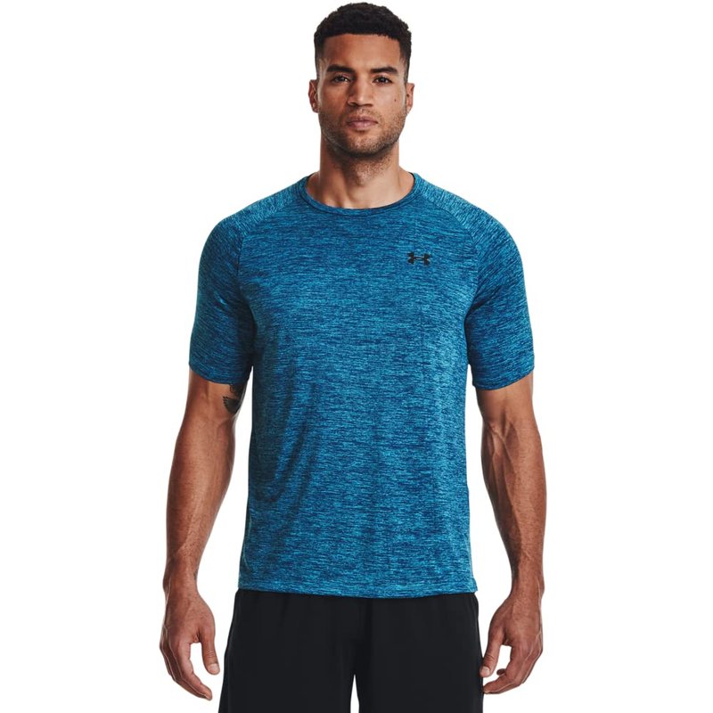 Under Armour Men's Tech 2.0 Short-Sleeve T-Shirt, (421) Capri / / Black, X-Large Tall