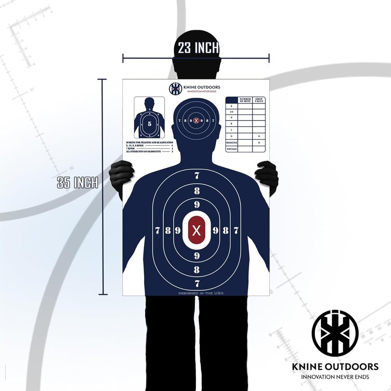 2 Pack Shooting Target Stands - Durable Adjustable Base for 23x35 Inch Paper Targets | Outdoor Use