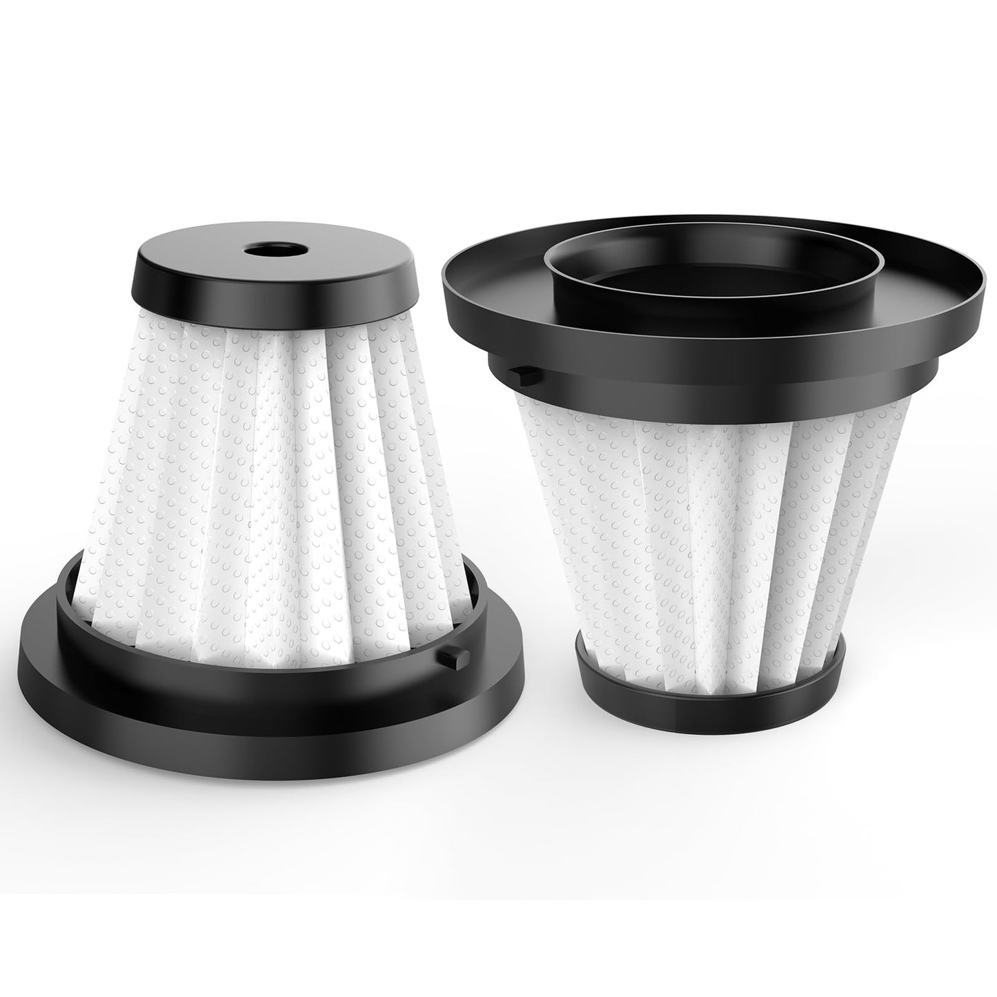 Hayousui Reusable Replacment HEPA Filters: 2 Pack Handheld Vacuum Cleaner Dust Collector Mini Filter Hepa Filtration for KVC07/KVC09 Keyboard Vac Kits