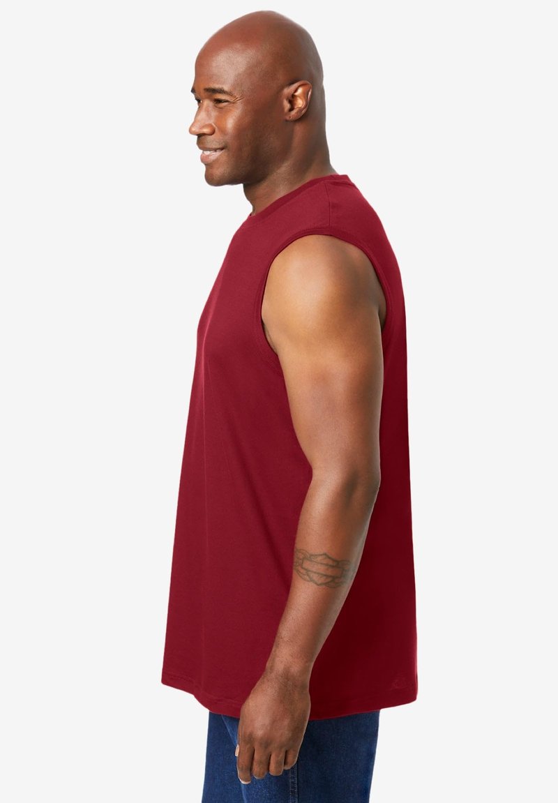KingSize Men's Big & Tall Shrink-Less Lightweight Muscle T-Shirt - 2XL, Royal Blue