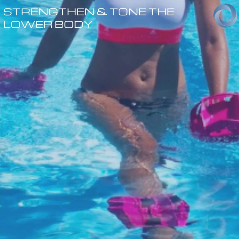 Aquastrength Aquatic Resistance Fins | Increase Drag for Strength & Toning | Pool Fitness Water Leg Weights | Quick Start Guide and Online Programs. (Yellow)