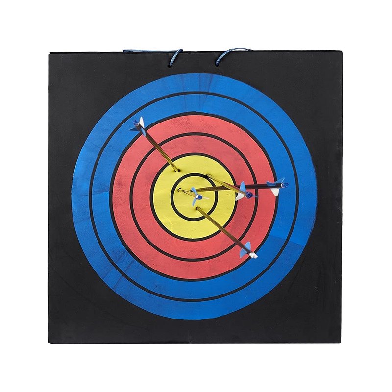 TOPARCHERY Lightweight 50x50x5cm High Density Foam Target Layered Hunting Shooting Practice (New Vision-1 Layer)