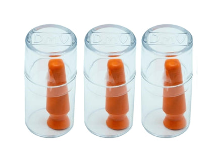 DMV Scleral Cup Large Contact Lens Handler -3 Pack - Inserts and Removes Scleral Contact Lenses and Prosthetic Eyes (Orange)