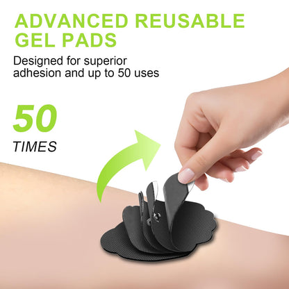 Dual Channel TENS EMS Unit 24 Modes 36 Levels, Upgraded Large Screen Intensity Muscle Stimulator for Back Neck Shoulder Pain Relief, Rechargeable Electric Pulse Massager TENS Machine with 10 Pads