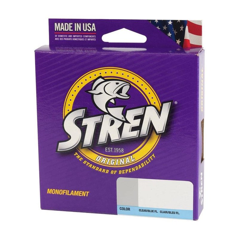 Stren Original Monofilament Fishing Line, Clear/Blue Fluorescent, 20lb | 9kg, Suitable for Freshwater Environments