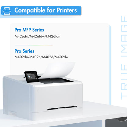 26A Toner Cartridge for HP Printer CF226A M426fdw Compatible for HP 26A Black Laserjet Toner Cartridge 26X CF226X M402n MFP M426fdw M402dn M402 M402dw M402dne M426fdn M426 M426dw Printer Ink 2 Pack