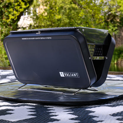 Valiant Portable Folding Picnic and Camping BBQ - Black