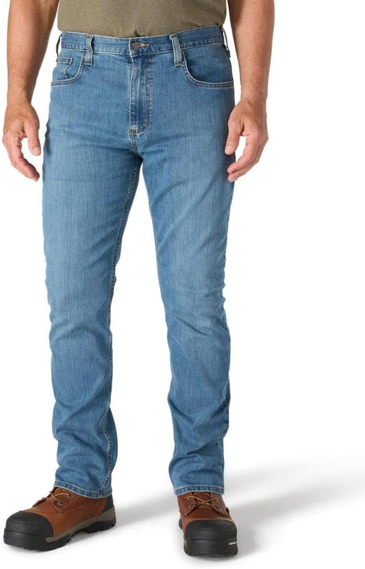 Carhartt Men's Rugged Flex® Relaxed Straight Jeans - Durable Comfort & Flexibility