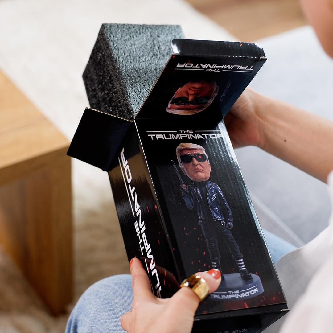 Donald Trump Collectibles - The Trumpinator: 2024 Bobblehead for Proud Patriots and Supporters | #1 Gift for Patriotic Americans