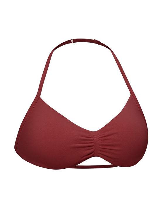 VOYJOY Impact Strappy Sports Bra Adjustable Padded Workout Gym Yoga Bra Crop Top for Women
