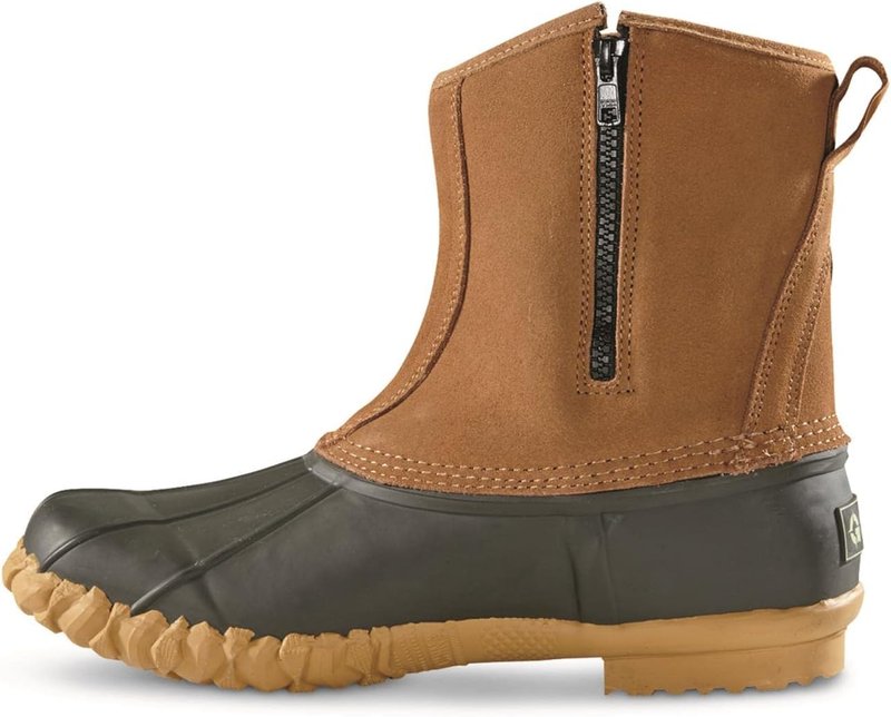 Men’s Insulated Leather Duck Boots - Waterproof Winter Shoes | 400g Insulation