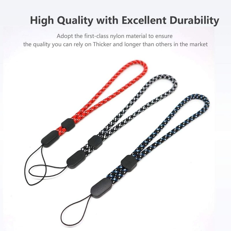 FINENIC Hand Wrist Strap Lanyard, Adjustable Wristlet Hand Strap Nylon Lanyard with Quick-Release for Cell Phone Cases, Cameras, Keychains, USB Flash Drives, Tablets, Gopro and Other Portable Items
