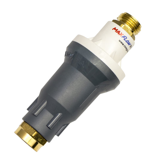 MAX FLOW RV WATER PRESSURE REGULATOR - Safe Pressure Without Restricting Flow! (Made in USA)