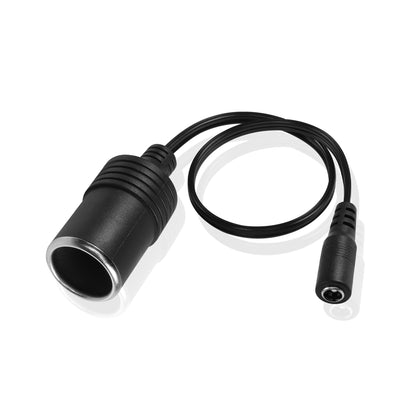 GINTOOYUN Cigarette Lighter Power Supply Cable，12V Car Cigarette Lighter Female to DC 5.5mm x 2.1mm Female Plug Adapter for Car Charger,Car Refrigerator,Car Vacuum Cleaner etc(1ft 30cm)