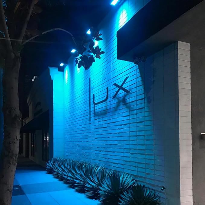 168W Smart Linkable LED Wall Washer Light, RGB+CCT+Dimmable Via APP Control, LED Flood Light with Music Sync for Retail Shops, Parks, Palm Trees, Wedding Halls, Church, Hotels Landscape Lighting